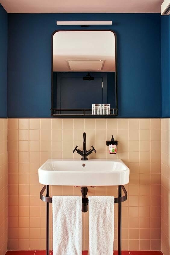 Even Bolder Colour Blocks - Brave Bathroom Flooring