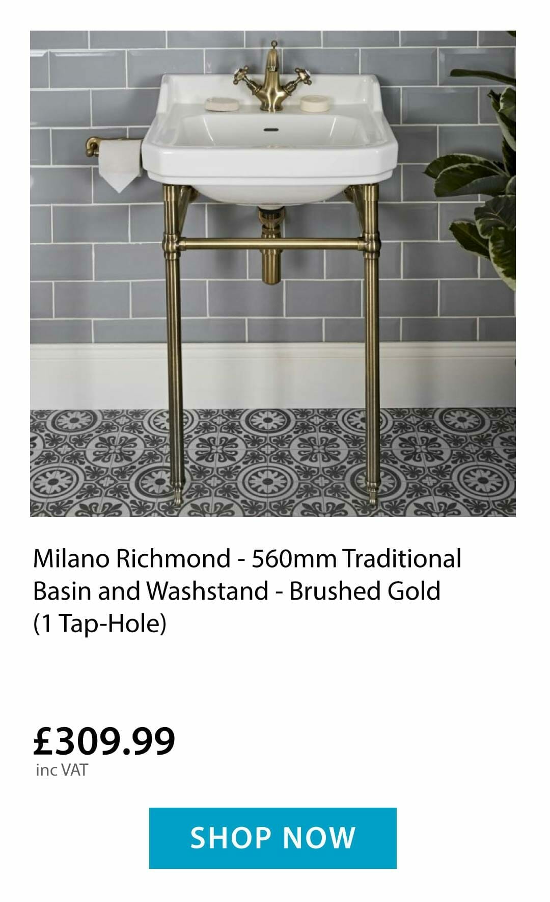 Milano Richmond washstand 