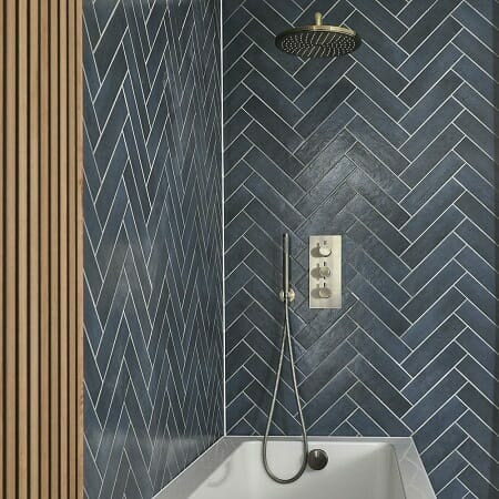 Milano Clarus Thermostatic Shower w/ Diverter, Shower Head, Handshower & Overhead Bath Filler