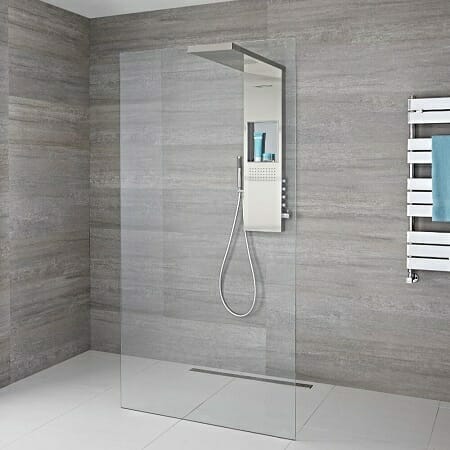 Milano Vaso Complete Wet Room Shower Enclosure w/ Shower Tower